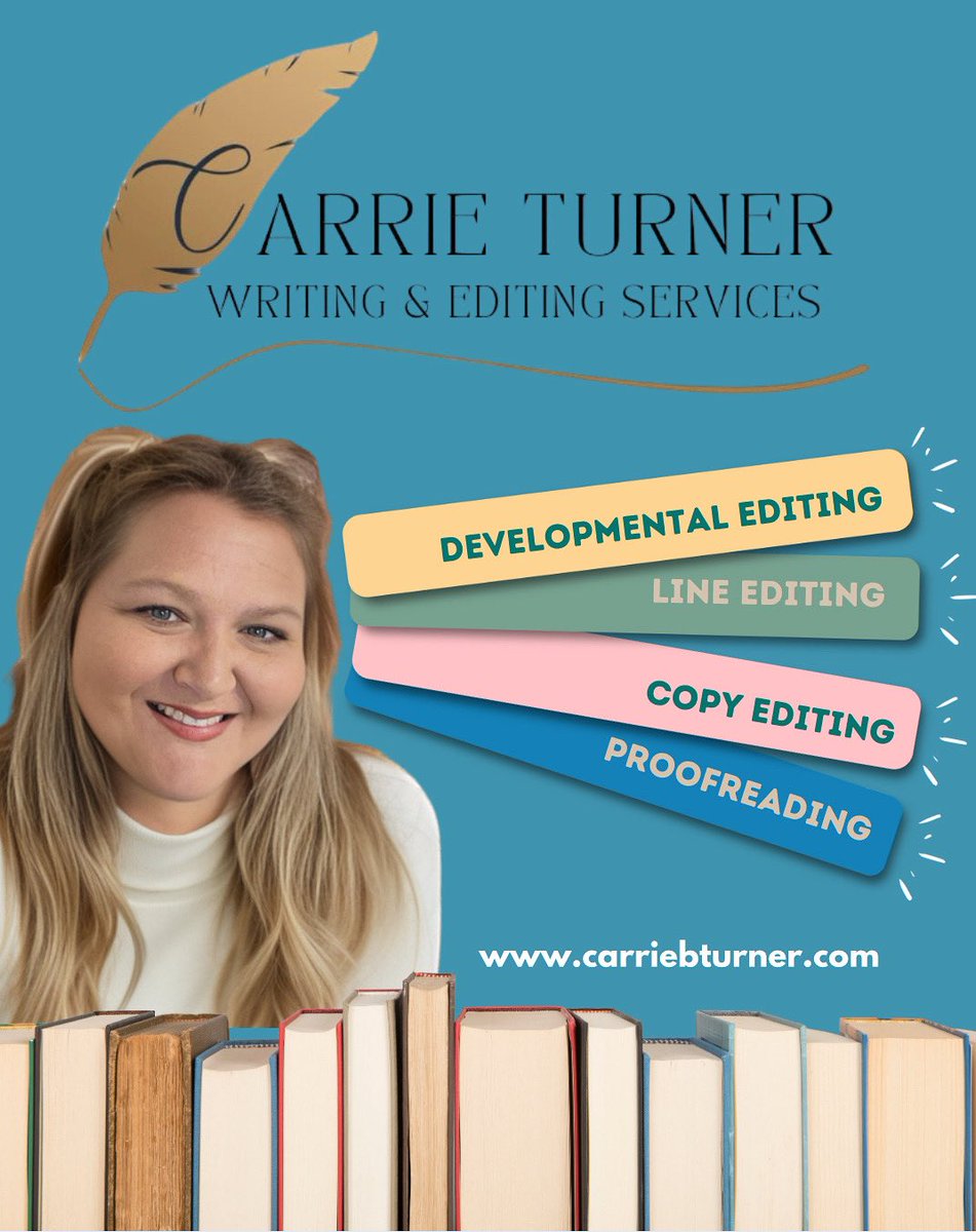 CarrieTWrites's tweet image. Which round of editing is your book ready for? Let us know in the comments! Then, go to carriebturner.com to schedule a free discovery call, and make an editing plan for your book.

#editing
#bookediting
#editor
#bookeditor