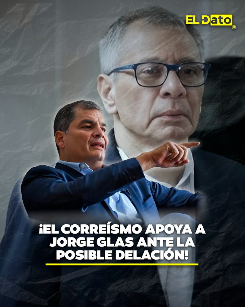 #Urgente ¡EL CORREÍSMO APOYA A JORGE GLAS ANTE LA POSIBLE DELACIÓN!

Ante la posible delación de que Jorge Glas hable, Rafael Correa se asustó y puso a la RC5 a defenderlo luego que Glas fue condenado a 13 años de prisión por el caso Reconstrucción de Manabí.

<a href="/ElDatoEcua/">El Dato Ec</a> 👈