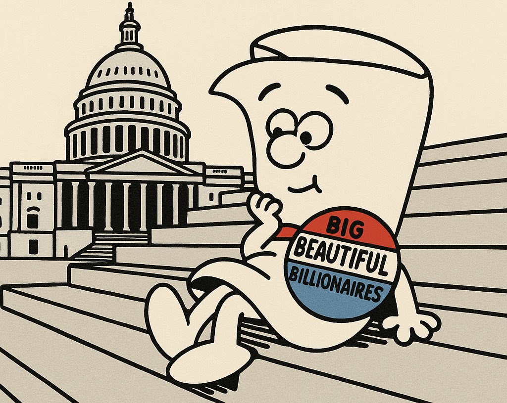 LisaBentzin's tweet photo. There is one group that will benefit from the #BigBeautifulBill https://t.co/jER04Fd9oS