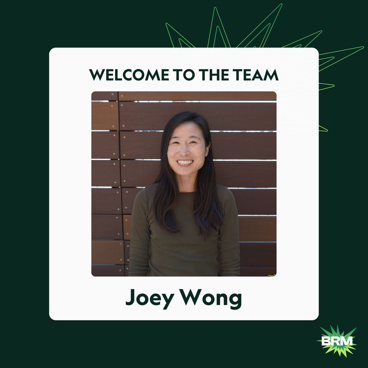 🌟 Welcome Joey to BRM! 🌟

We’re excited to have Joey join us as our newest Product Designer!

She’s built solutions across complex systems, and her expertise will be key as we build BRM’s design to meet the needs of fast-moving, cross-functional buying teams.

Thrilled to have