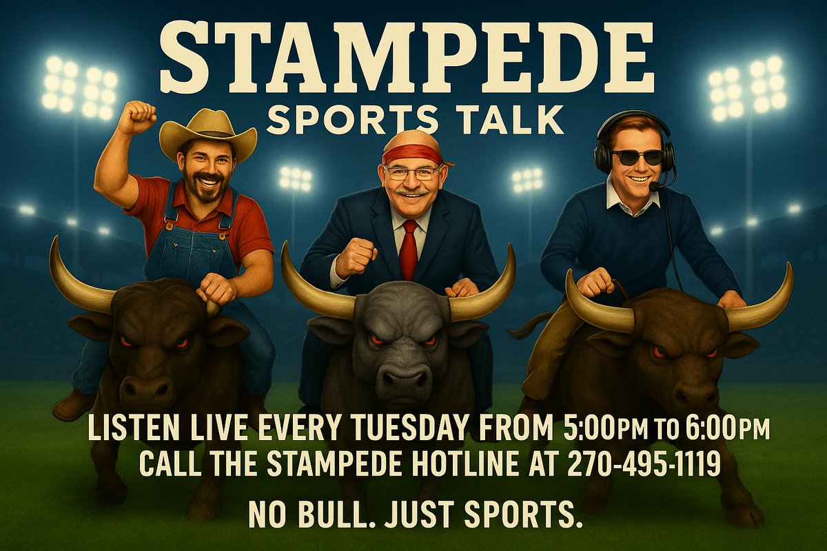 PREMIERES TUESDAY JULY 8th

STampede Sports Talk is Bowling Green’s home for real, local sports talk — live every Tuesday from  to  PM on STFanclub.com. 

The show dives deep into high school sports and college athletics across South-Central Kentucky, delivering bold