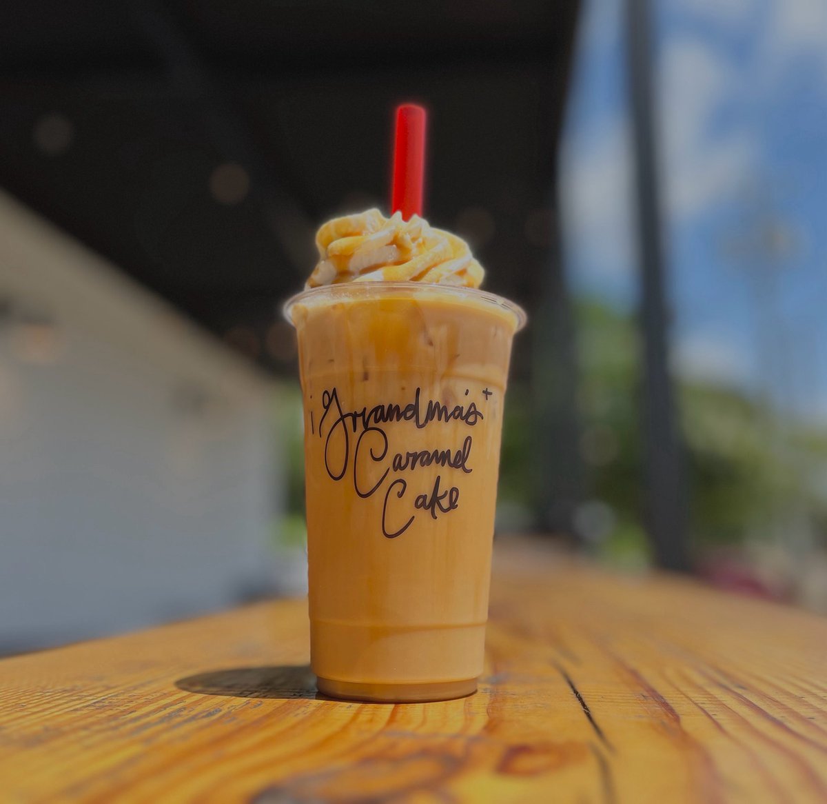 Want to give a shout out to Chris <a href="/1stnameKool/">Kool Kutta</a> bc his last shift was this morning. He’s made a ton of great drinks and even more friends. We wish him the best &amp; this Grandma’s Caramel Cake latte is for him.