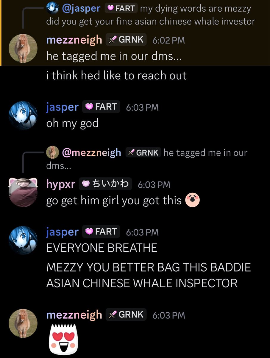 starsscap3's tweet image. asian chinese whale inspector has been said way too many times (go get your man mezzy)