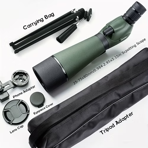 besthealthwell's tweet image. High‑definition 25–75×80 spotting scope with included tripod, waterproof, and a phone adapter!

Get it now at:

bestofthebesthealthwellness.com/product-page/h…

#spottingscope #stargazing #waterproofgear #tripodincluded #zoomlens #precisionview #opticsgear #hikingessentials #BestOfTheBestHealthWellness