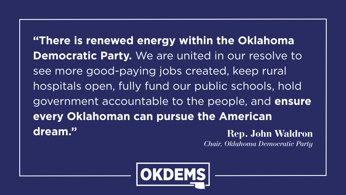 Oklahoma Democratic Party tweet media