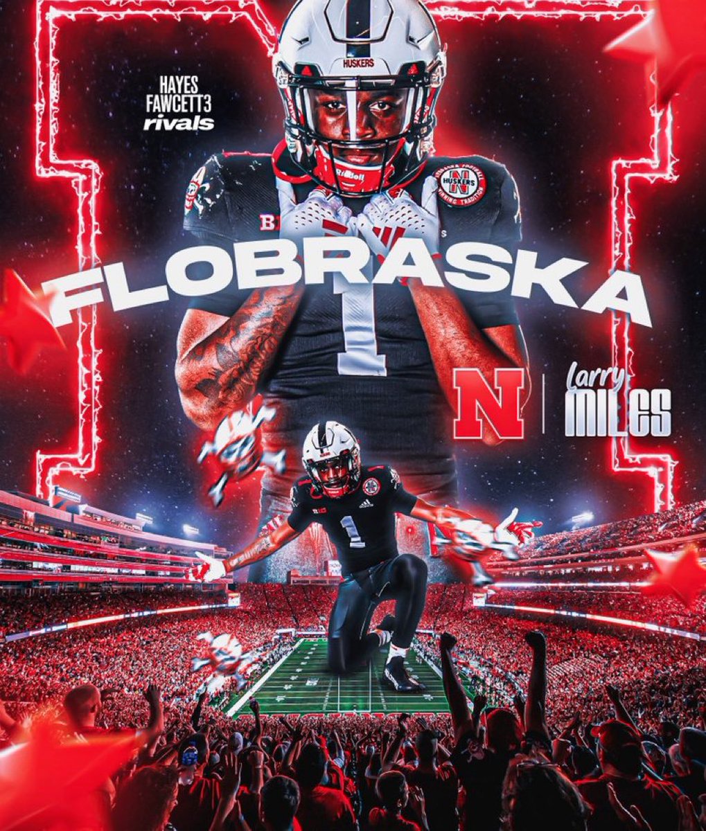 #Huskers land Larry Miles Elite 2026 4⭐️ WR From Florida! 🔥🔥🔥🔥

NFL #1 Pick Cam Ward was in love with his skills during a FL workout.