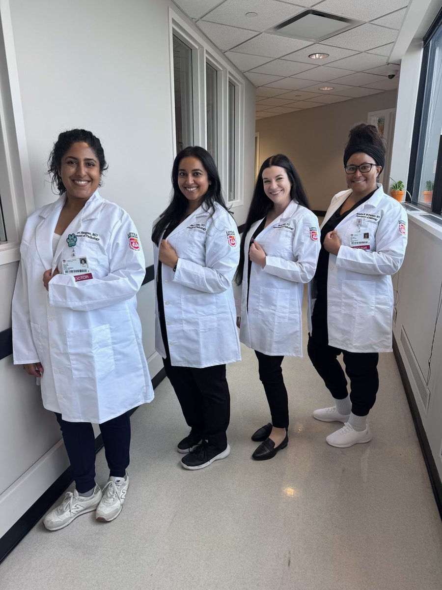 loyolapathology's tweet photo. Happy July 1st and welcome to our new first year pathology residents, Dr. Pallavi Rangan, Dr. Mallika Asar, Dr. Nicole Eck, and Dr. Natasha McFarlane! We’re so excited to get to know them and work with them this year! https://t.co/8iwW29WYvu