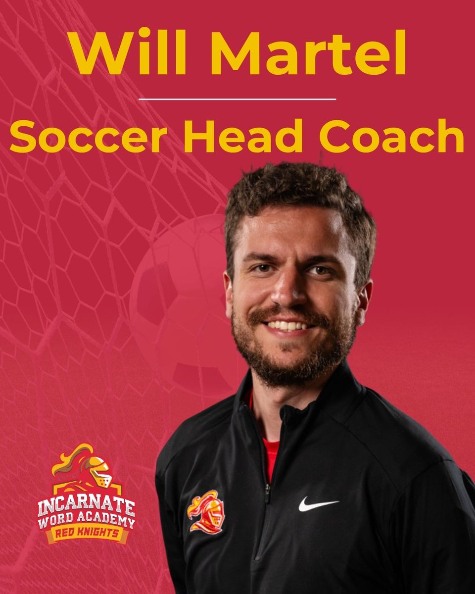 🚨⚽ Exciting news for <a href="/IncarnateSoccer/">IWA Soccer</a> and <a href="/iwaredknights/">Incarnate Word Academy</a>!

We’re thrilled to announce Will Martel as our new Head Coach for the spring season.

✅ Former JV Head &amp; Varsity Asst. Coach
✅ Missouri ODP Head Coach &amp; Midwest Region Staff
✅ Sporting Blue Valley &amp; St. Teresa’s