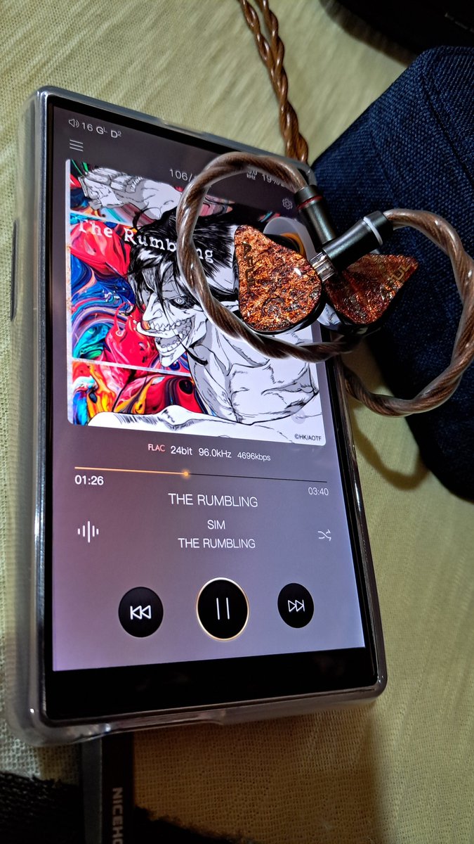Christian_Sun20's tweet photo. Hola! Buenas tardes👋

iBasso DX170
AFUL Performer 5

THE RUMBLING - SiM
Op snk 4 part 2 https://t.co/paDG9bnoWC