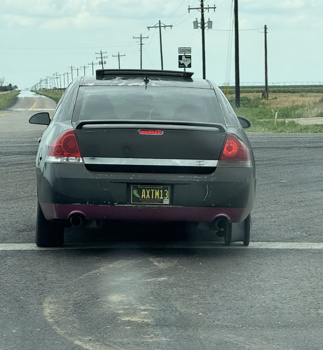 Tire pressure looks a little low on the passenger rear, but they didn’t seem worried about it
