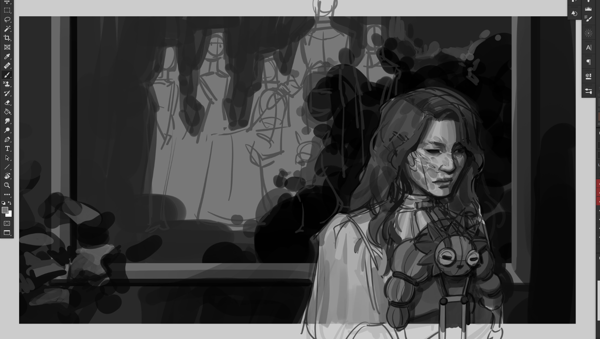 Alicia wip, she is very dear to me 😔 #expedition33