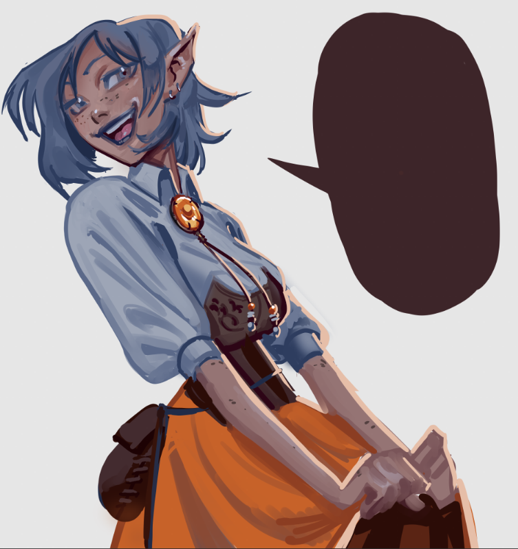 sandsocks's tweet image. vaguely elf lady... my heart belongs to u