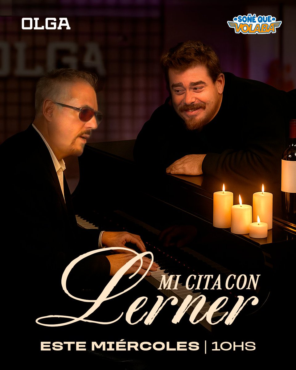 ¿Mañana lo pasan a valores al Tano?

Alejandro Lerner en SOÑÉ QUE VOLABA

Este Miércoles 10HS