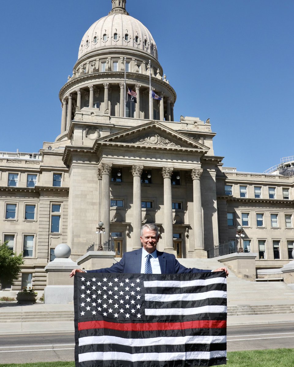GovernorLittle's tweet image. Idaho stands with our firefighters — unwavering in gratitude & unbreakable in support.