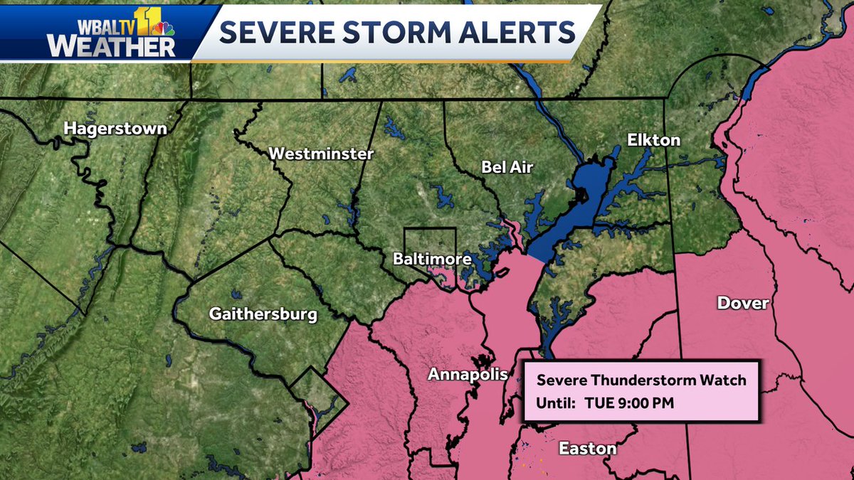 Severe weather alerts now in effect.