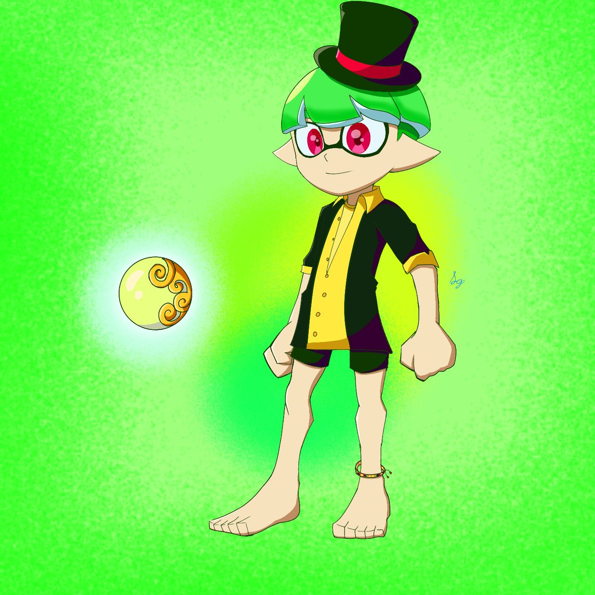 Sodaguide's tweet image. un pequeño regalito de cumpleaños para @Laylinks muchas felicidades⭐️🌊🦑