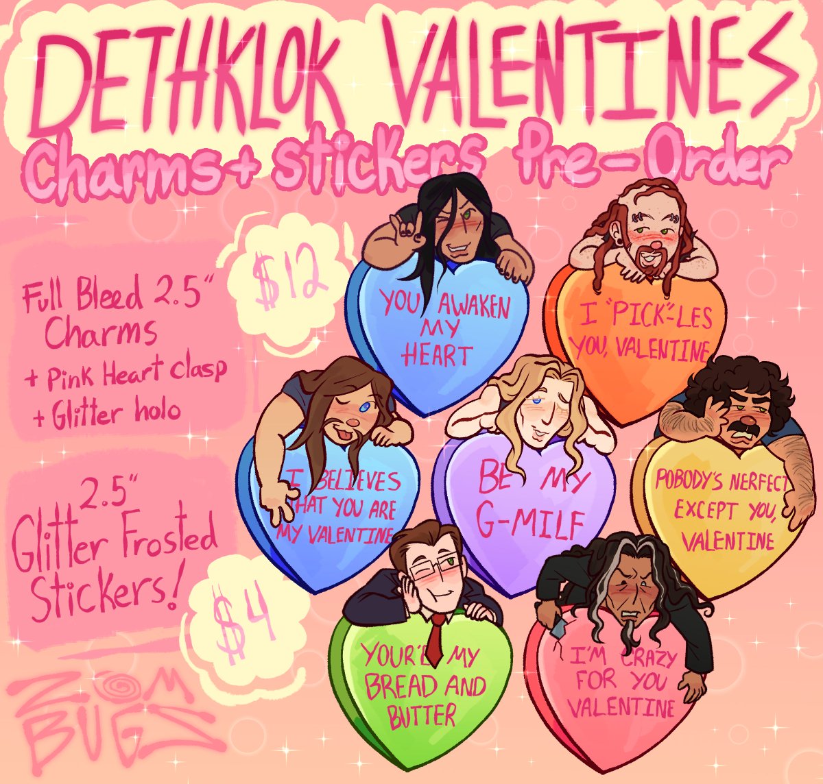 Z0MBUGS's tweet image. ⛓️ FINAL MTL CHARM/STICKER PRE-ORDERS ⛓️

last chance EVER to get any of my metalocalypse merch! thank you so much for the continued support :,-)

🖤DROPPING TOMORROW [7/3] AT 1PM EST
🖤CLOSING [7/20]
🖤SOLD THRU KO-FI