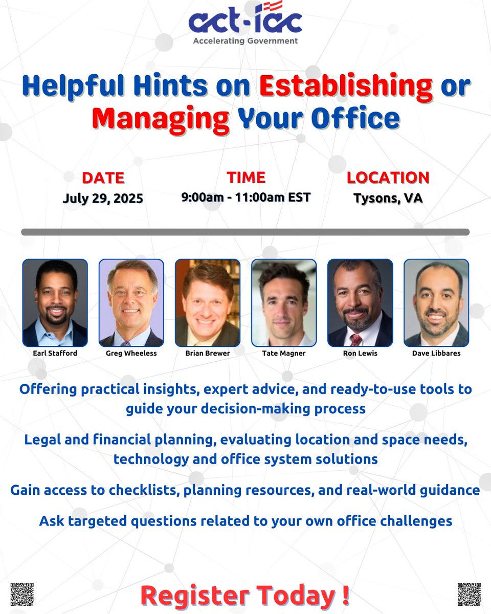 🔥 Don't Miss This One 🔥
➡️ Register Here: lnkd.in/eb7yUJgk

<a href="/ACTIAC/">ACT-IAC</a> <a href="/ForbesBizCncl/">Forbes Business Council</a> <a href="/USGSA/">GSA</a>