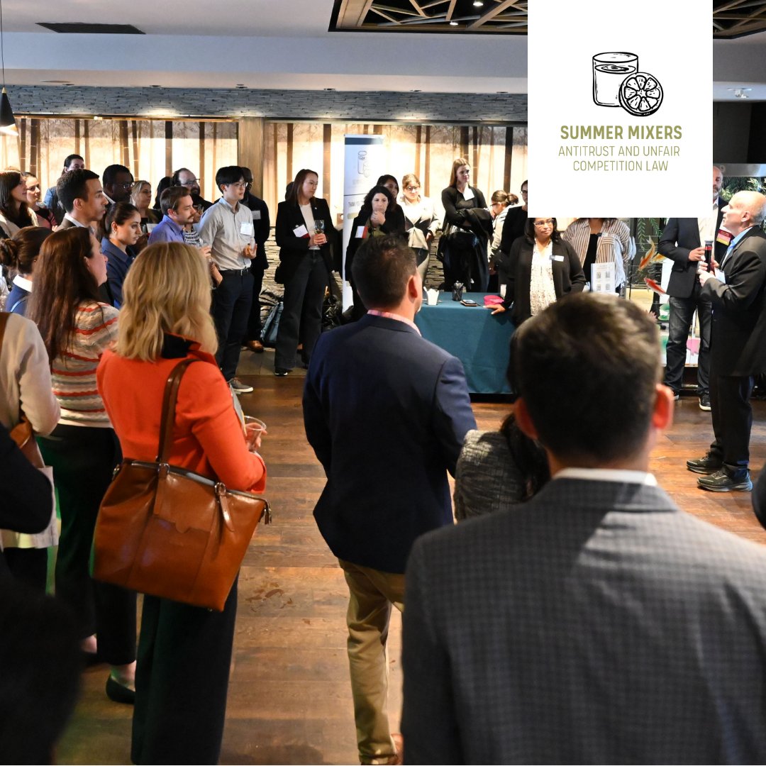 CLAAntitrust's tweet image. Thanks again to everyone who made our San Francisco Summer Mixer such a success! We loved connecting with so many of you, and we’re keeping the momentum going in Los Angeles!
🗓 July 10 | 5:00–7:00 PM
📍 Perch, 448 S Hill St, Los Angeles

🎟️ Register — bit.ly/4iYqkqv
