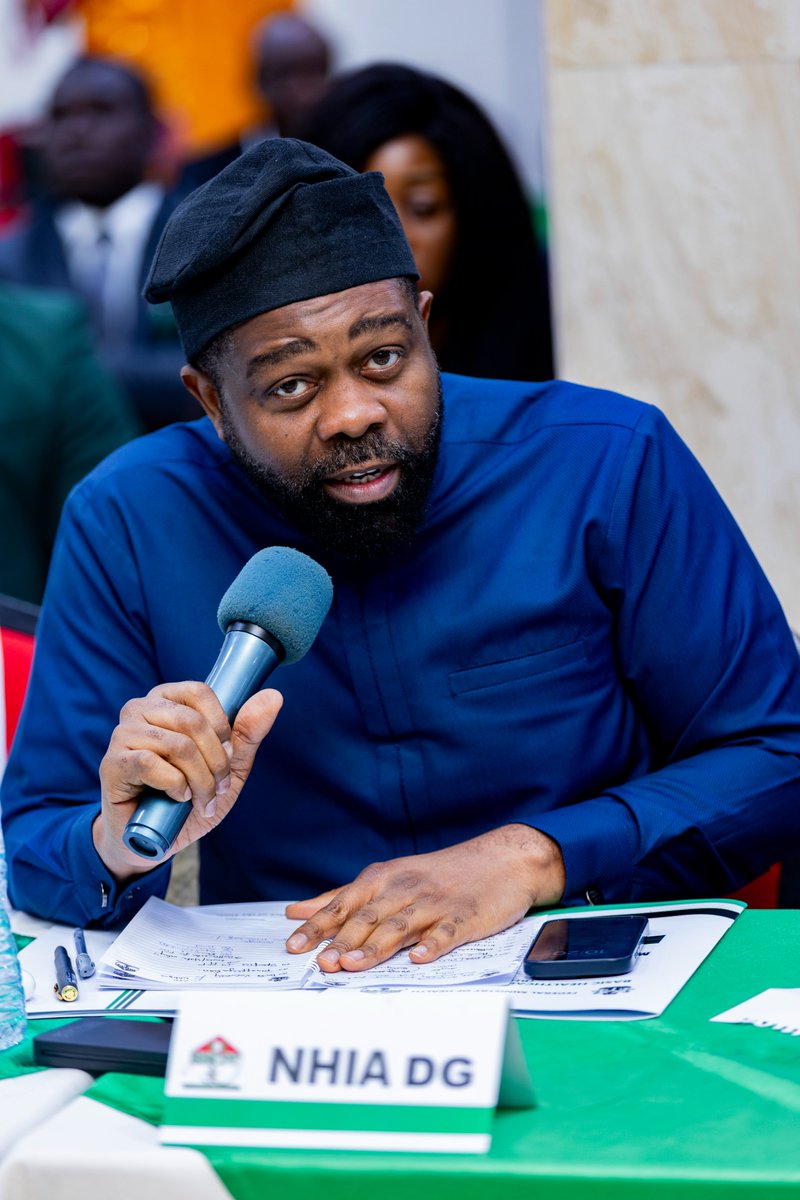 TheBHCPF's tweet image. Heads of the gateways; DG @nhia_nigeria ED @NphcdaNG DG @NCDCgov Chair @Nemsas_fmoh joined other members of the Ministerial Oversight Committee to review progress and shape the future of #BHCPF reforms.
@Fmohnigeria
#HealthForAll #HealthcareForAll