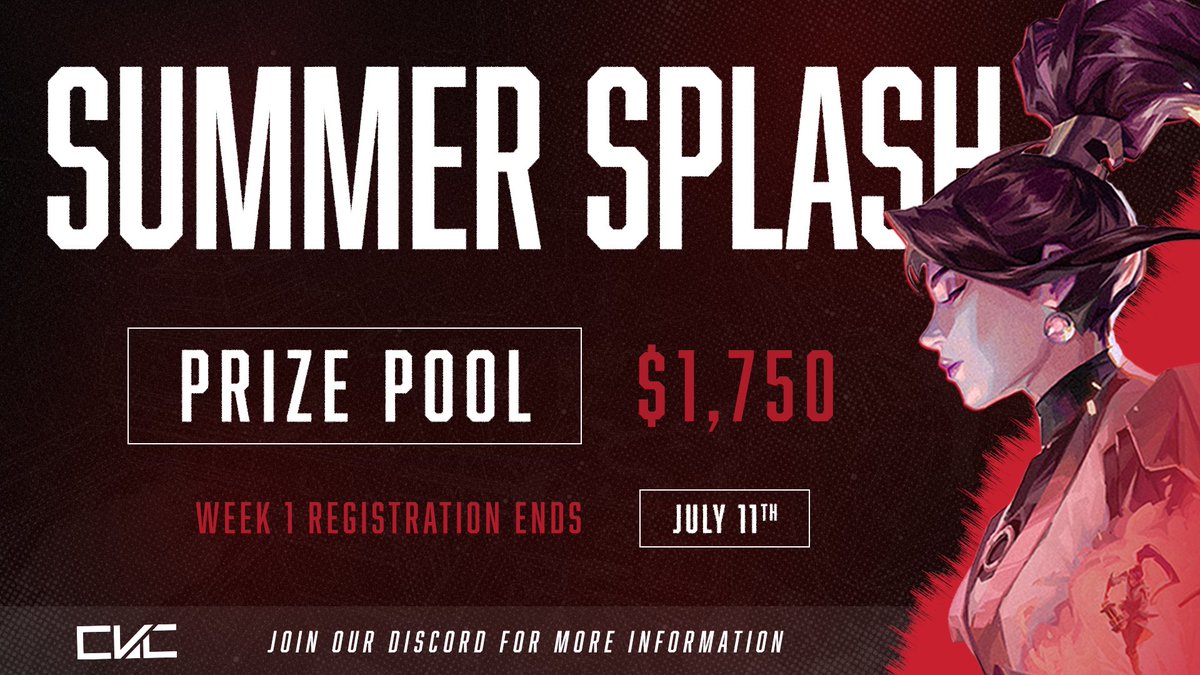 ☀️IT’S TIME FOR SOME FUN IN THE SUN☀️

Join us this summer for some CVC Summer Splash Weekly’s🌊

Check out our Discord for more information⬇️
