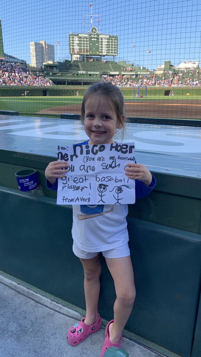 ItsReallyJason's tweet photo. We made it to #WrigleyField all the way from PHX - with some first time visitors and forever @Cubs fans here to cheer for their favorite players. We’ll be screaming from section 206! https://t.co/Qr2TZwDaLX