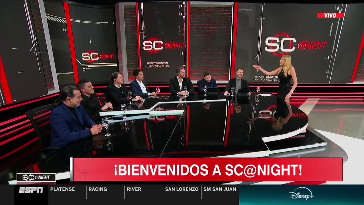BIENVENIDOS A #SCNIGHT: @alinamoine y el equipo de todas las noches te esperan en vivo con las últimas novedades deportivas.

📺 #DisneyPlus