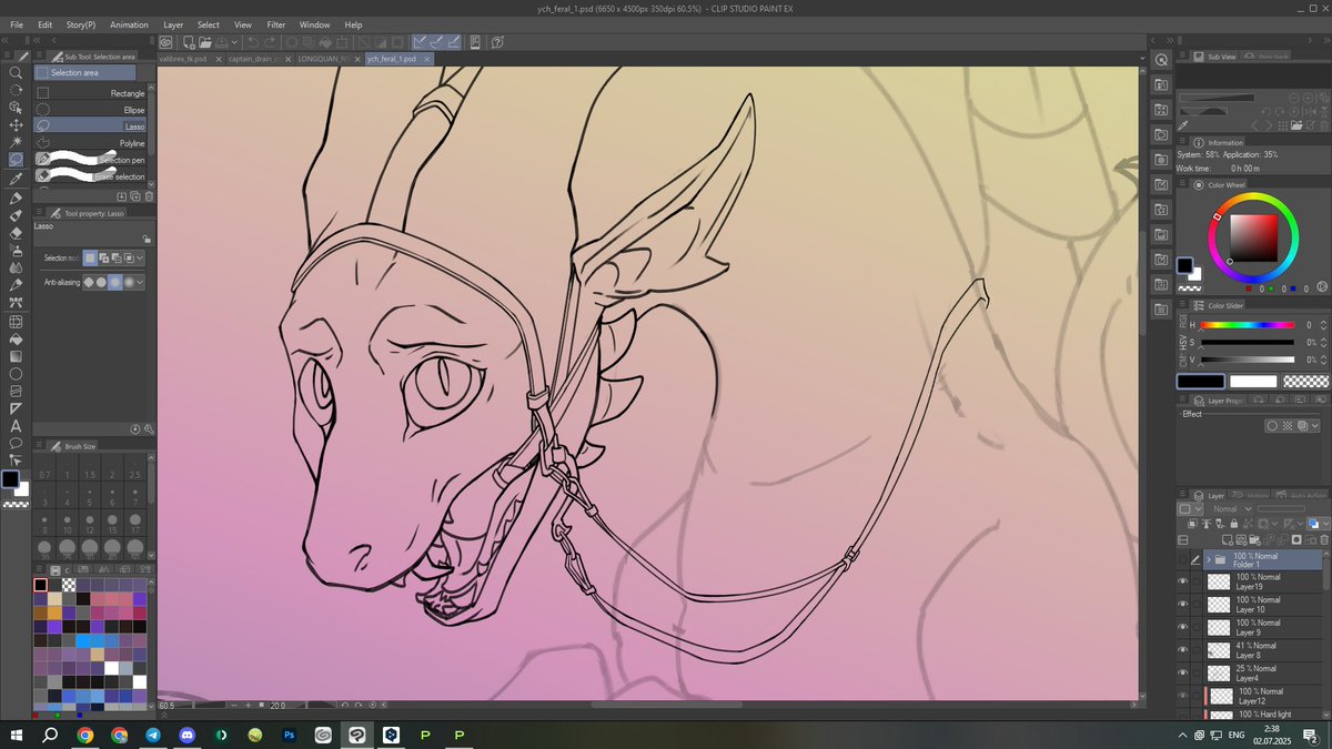 Just dragon wip with a detailed harness~