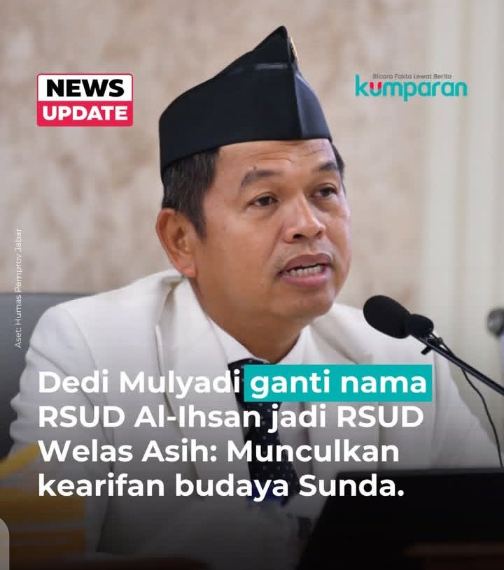 UusRsd's tweet photo. Prinsipnya kebijakan apapun terserah orang yg sdg memimpin.

Hanya saja @DediMulyadi71 ini sulit diberi masukan, rakyat yg mengkritik dianggapnya menghambat kinerja pemerintah. 

RS ini milik pemprov, besok lusa semua fasilitas pemprov berbau Islami akn dirubah jd wiwitan. #catat https://t.co/LCZVO8ryvZ