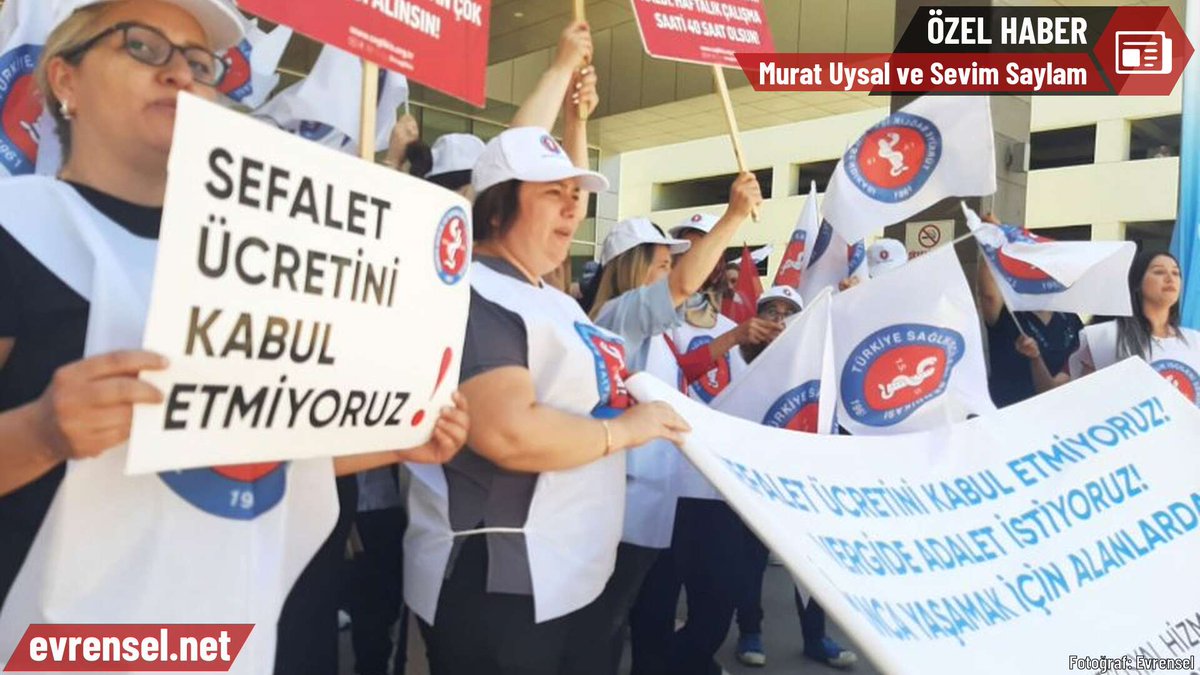 Türk-İş'in aldığı karar gereği bugün iş bırakan işçiler, yüzde 90 zam içeren taslaktan taviz verilmemesini ve sözleşmenin kendilerine sorularak imzalanmasını istiyor.

<a href="/muraatuysal/">Murat Uysal</a> ve <a href="/sevimsaylam_/">sevim</a>'ın haberi

evrensel.net/haber/561619/t…