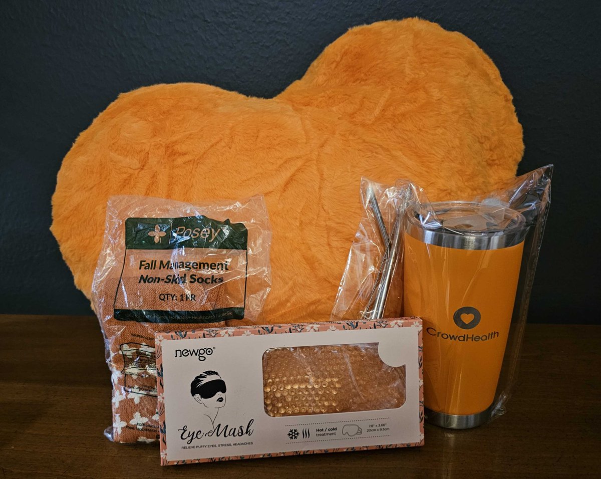 We are starting to send our members going into surgery a little care pack. A comfy pillow, an eye mask, good socks, and a solid drinking cup. If you were going into surgery, what would make your experience a little bit more cozy?