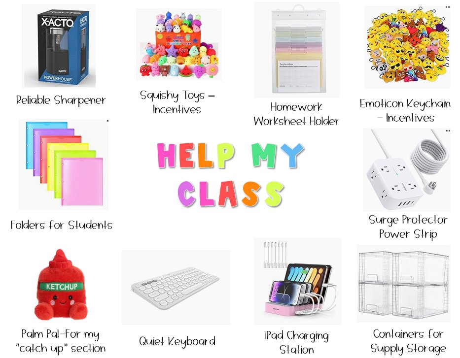 Hello Donors,

Stop scrolling! I am looking for some sprinkles ✨ for my wishlist. I teach 3rd grade and am need of supplies for the upcoming school year! 

Repost and drop your list below so we can #clearthelists! 

amazon.com/hz/wishlist/ls…