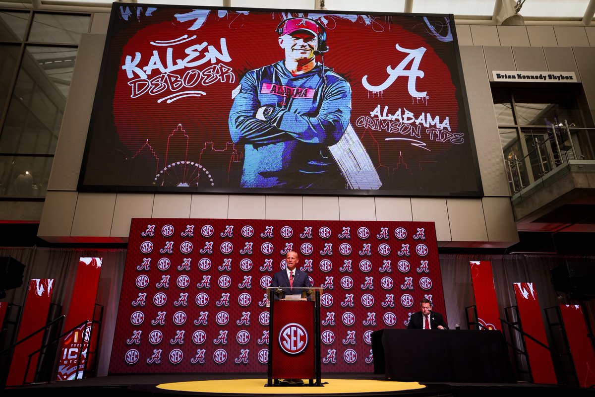 KDB on the 🎙️ 

#SECMD | #RollTide