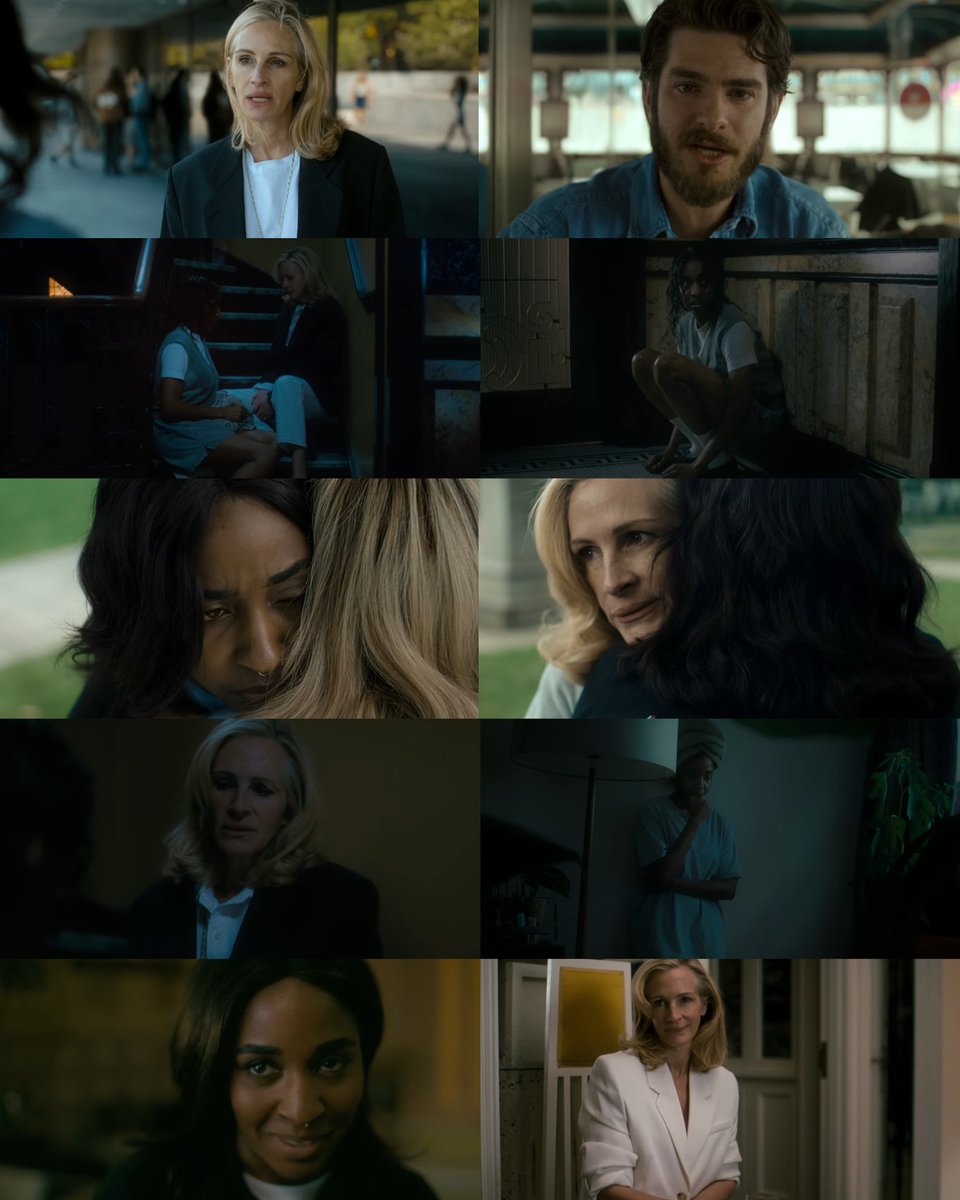 First look at Luca Guadagnino’s ‘AFTER THE HUNT’ starring Julia Roberts, Andrew Garfield and Ayo Edebiri.

The film follows a professor who finds herself at a crossroads when a pupil accuses her colleague of assault.

In theaters this October.