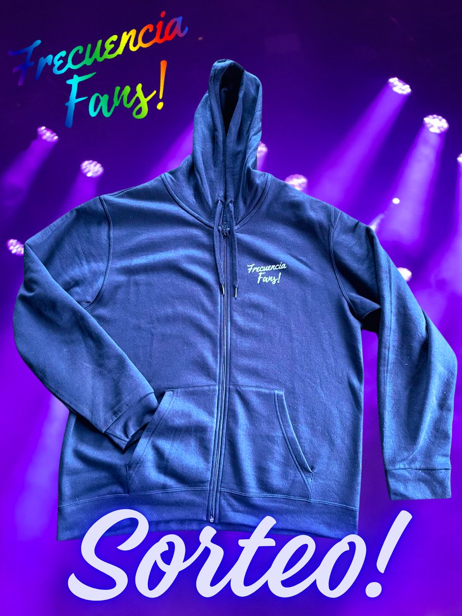 🎉 ¡SORTEO IMPERDIBLE! 🎉
¿Querés ganarte esta espectacular campera con capucha de Frecuencia Fans? 🔥
Participar es muy fácil:
📲 Mandá tu mensaje al WhatsApp +5491164007047 
Diciendo 👇  
👉 "¡Quiero la campera de Frecuencia Fans!" y ya estas Participando!
HOY 18:30 Se Sortea