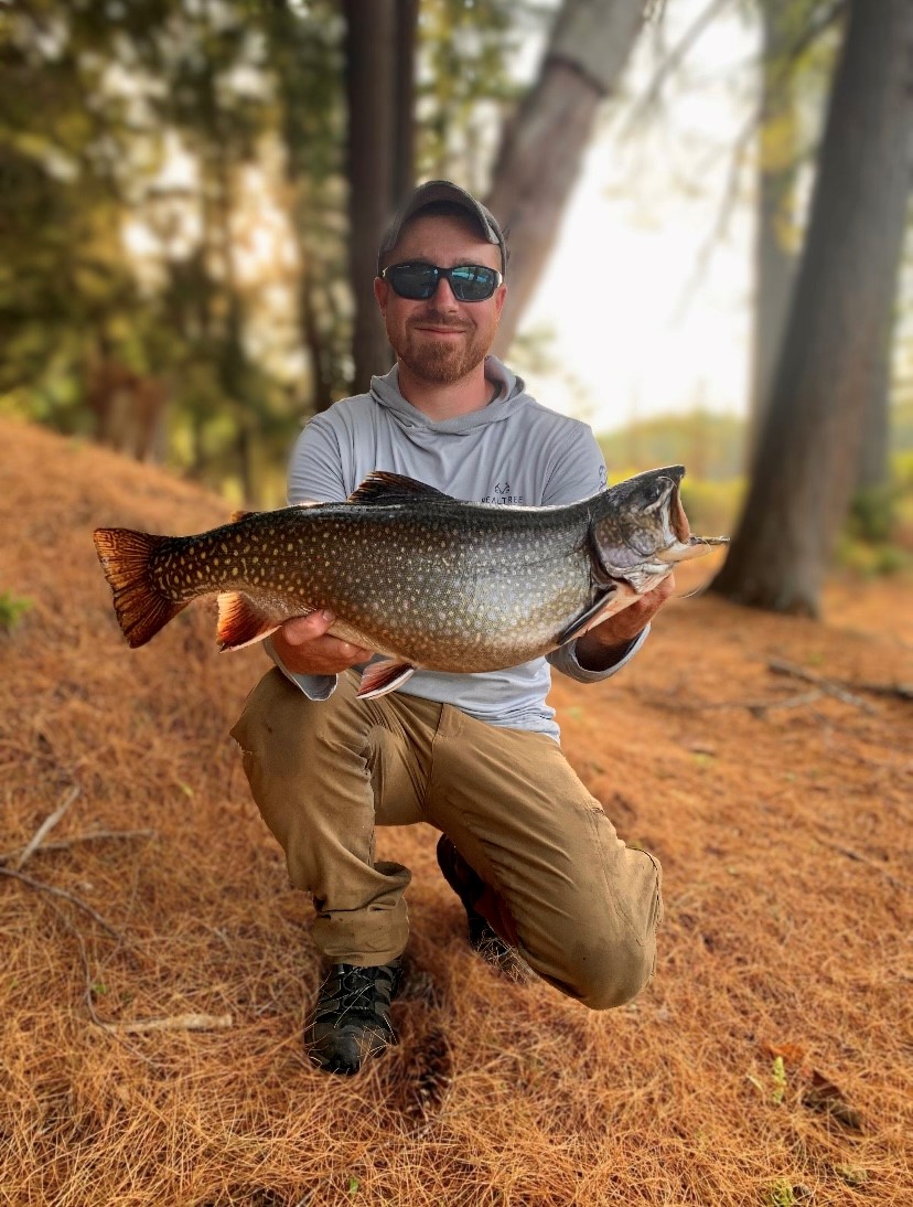 VaughnEGolden's tweet image. DEC says the state record for the largest brookie was broken earlier this month by Benjamin Ferguson, who caught this 22-inch, 6lb beauty in the Adirondacks