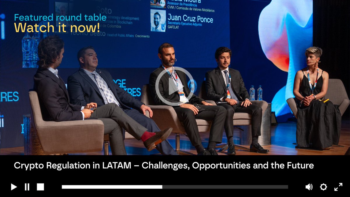 mmerge_io's tweet image. One of the most insightful talks on crypto regulation in LATAM 💬
If you're into where digital assets are heading in the region, this one’s a must.
CNAD, CVM, GAFILAT... it's all about regulation.
🎥 Now live on our YouTube channel
👉 youtu.be/Ao14gSCXWI8
Get your tickets…