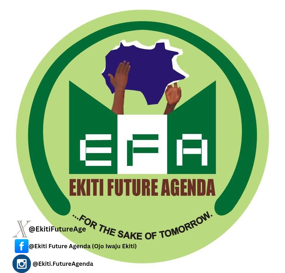 EkitiFutureAge's tweet photo. Ekiti belongs to all of us, and the future we want begins with the choices we make today.
Ekiti Future Agenda is not about politics, parties, or positions. It is about vision, values, and a shared commitment to the growth and dignity of our people. https://t.co/ePVxtBG3Sa