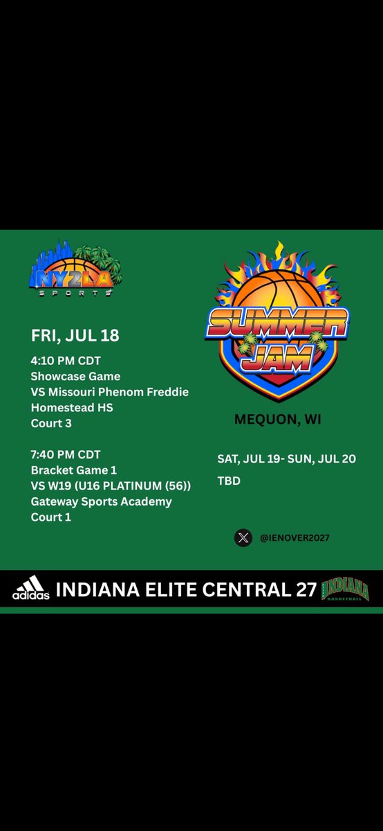 some of my schedule for the <a href="/ny2lasports/">NY2LA SPORTS</a> event. <a href="/e_r_a_sports/">ERA SPORTS</a> <a href="/BRamseyKSR/">Brandon Ramsey</a> <a href="/kylerstaley/">Kyler Staley</a> <a href="/PrepHoopsIN/">Prep Hoops Indiana</a> <a href="/UndiscoverHoops/">Undiscovered Recruits</a> <a href="/TL_CougarHoops/">Trinity Lutheran Cougar Basketball</a> <a href="/Coach_Brum/">Kyle Brumett</a> <a href="/coachsizemore1/">Evan Sizemore</a> <a href="/CoachEtling/">Jim Etling</a>