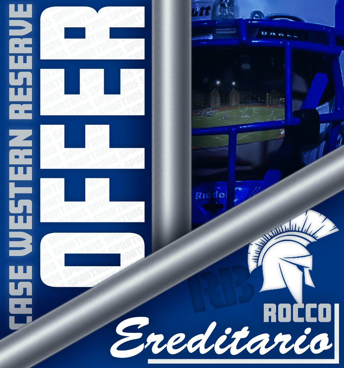 Rocco Ereditario (@roccoereditario) on Twitter photo I’m blessed to have an opportunity to play football at Case Western Reserve University. <a href="/nbigrigg81/">Nicholas Bigrigg</a> <a href="/CoachWMiller/">Warren Miller</a> #AGTG I’m blessed to have an opportunity to play football at Case Western Reserve University. <a href="/nbigrigg81/">Nicholas Bigrigg</a> <a href="/CoachWMiller/">Warren Miller</a> #AGTG