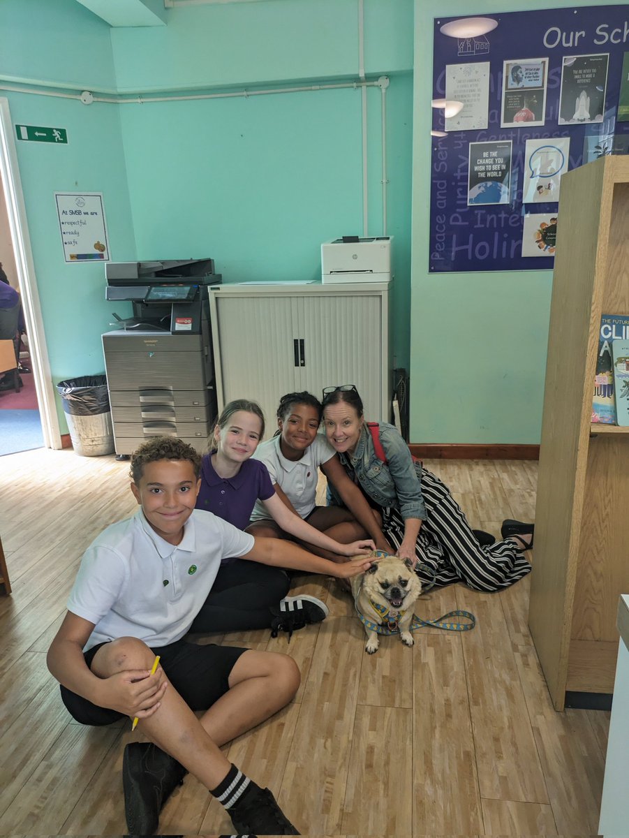 Special Visit from Gizmo!
Today, Miss McKenna surprised us with a very special visitor, the real Gizmo! Some Year 6 children were especially excited, they remembered Gizmo from their days in nursery when Miss McKenna first introduced him. It was a lovely moment of nostalgia