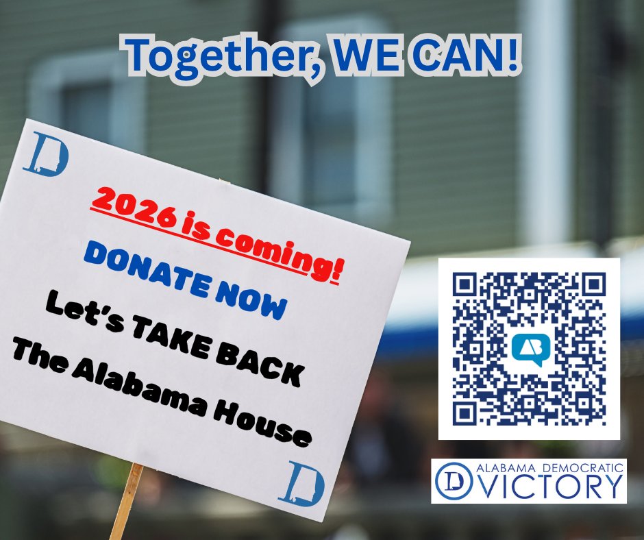 DemVictoryAL's tweet image. Pitch In and help elect Democrats to the Alabama House! Together, we can!! #alpolitics secure.actblue.com/donate/aldemvi…