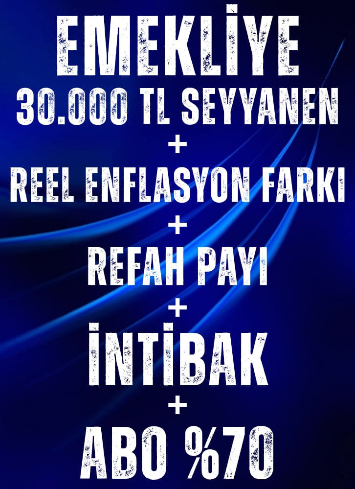 galacticos🦁🇹🇷Levent (@galacticos0258) on Twitter photo Bağış ve yardımlarda gayet müsait olan bütçemiz;
Söz konusu Emekliler olunca açık vermektedir.
Elinizi tutan mı var 💯 ⁉️
<a href="/RTErdogan/">Recep Tayyip Erdoğan</a> <a href="/dbdevletbahceli/">Devlet Bahçeli</a>
<a href="/avabdullahguler/">Abdullah Güler</a> <a href="/_cevdetyilmaz/">Cevdet Yılmaz</a>
#EmekliyiSandıktaGöreceksiniz
#5000KısmiyeHaklarınıVerin Bağış ve yardımlarda gayet müsait olan bütçemiz;
Söz konusu Emekliler olunca açık vermektedir.
Elinizi tutan mı var 💯 ⁉️
<a href="/RTErdogan/">Recep Tayyip Erdoğan</a> <a href="/dbdevletbahceli/">Devlet Bahçeli</a>
<a href="/avabdullahguler/">Abdullah Güler</a> <a href="/_cevdetyilmaz/">Cevdet Yılmaz</a>
#EmekliyiSandıktaGöreceksiniz
#5000KısmiyeHaklarınıVerin