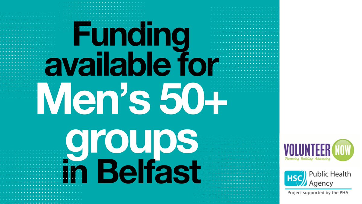 There are a small number of grants available to support the expansion of existing groups engaging men aged 50+ as well as establishing new men’s 50+ groups in Belfast. Find out more on our website: ow.ly/78nH50Wqw1v

#MensGroups #50+ #funding