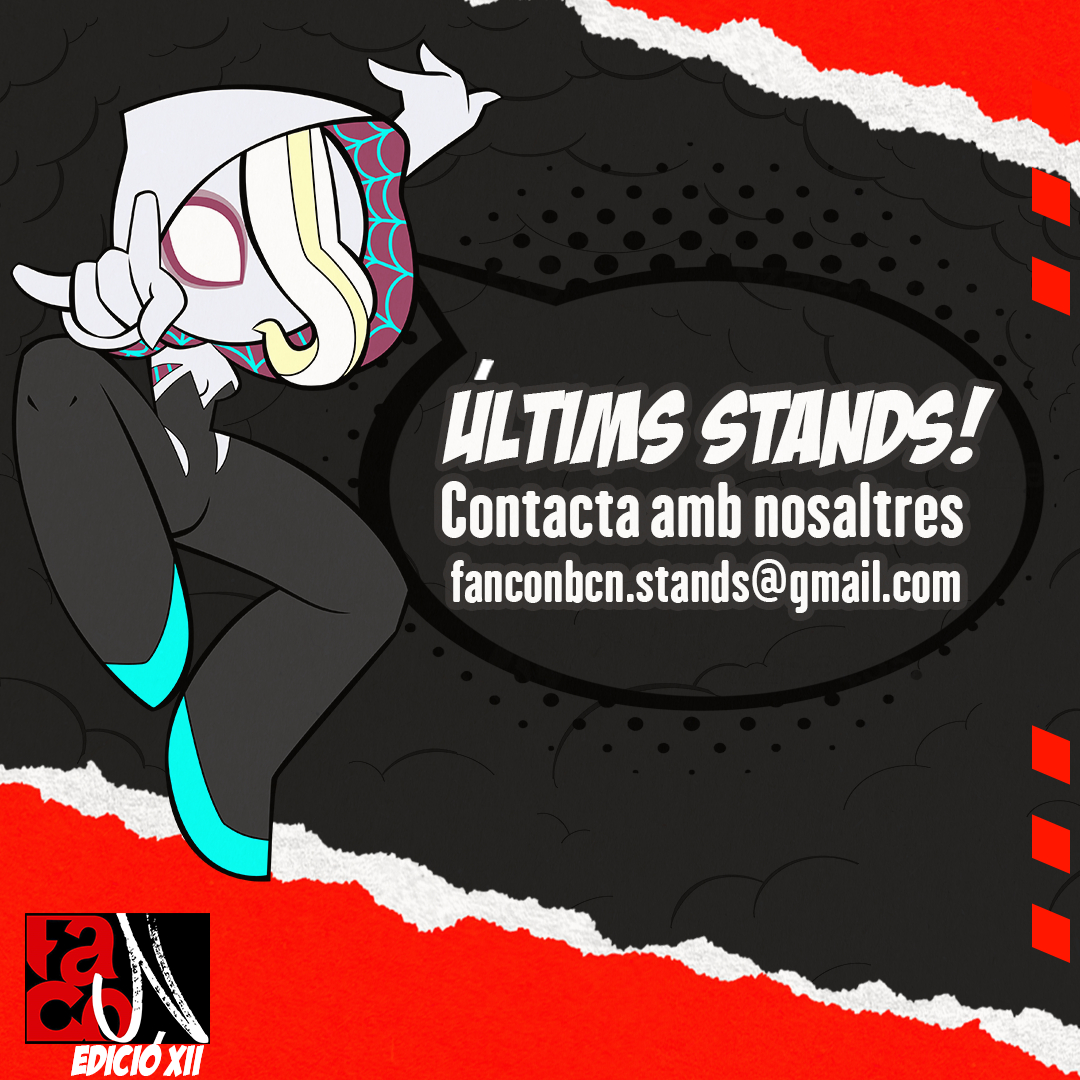 FanConBCN's tweet photo. 🎪 Última crida!
📢 Queden poquets espais per muntar stand a la #FanCon2025! Si vols participar-hi, no triguis!
📩 Escriu-nos a fanconbcn.stands@gmail.com i t'informem!
Ens veiem el 5, 6 i 7 de setembre a Palau-solità i Plegamans! 💥
#Fangirls #OciAlternatiu #FanConXII https://t.co/7lbVeInQ9O