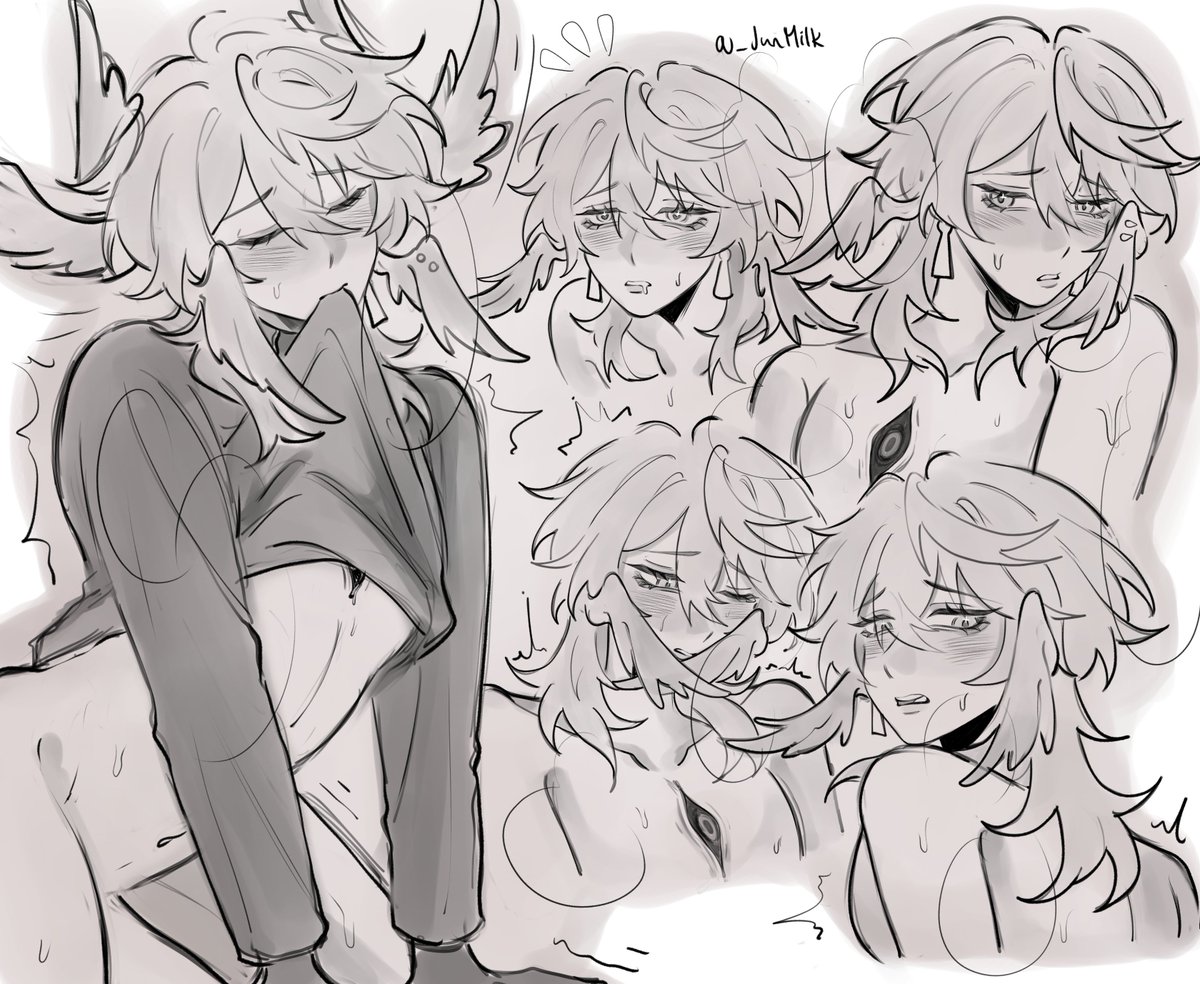 JunMilk00's tweet image. more Sunday seggs face 😋(sketch) #HonkaiStarRail📷 #SundayHSR