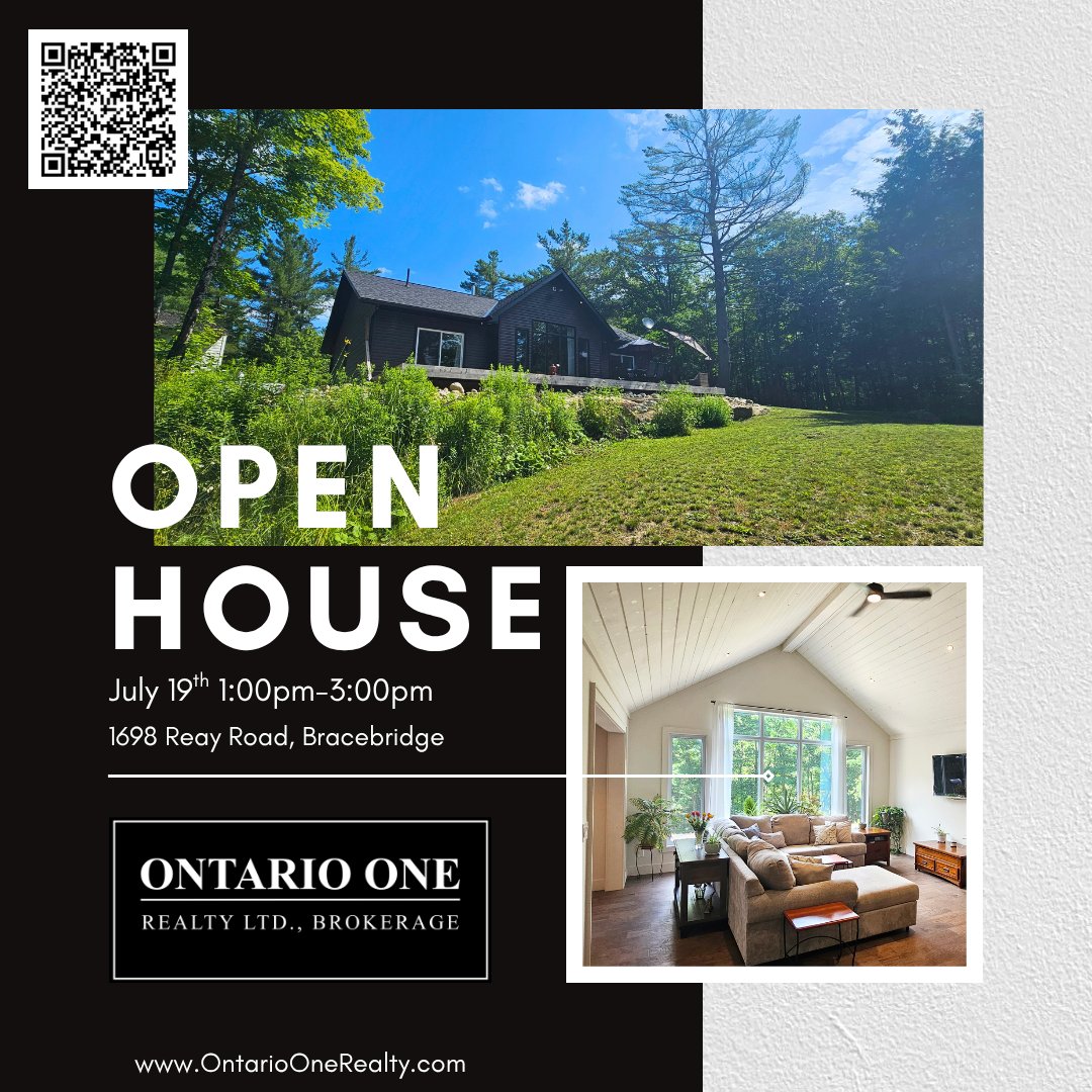 RayDickson's tweet image. 🏡 Open House – This Saturday 1–3 PM!
📍 1698 Reay Rd, Bracebridge
Modern 2022 bungalow on just under 10 private acres 🌲
✅ In-floor heating
✅ Drilled well
✅ Huge deck
✅ Set far back from the road for total privacy
Your Muskoka escape awaits!
ontarioonerealty.com/ON/bracebridge…