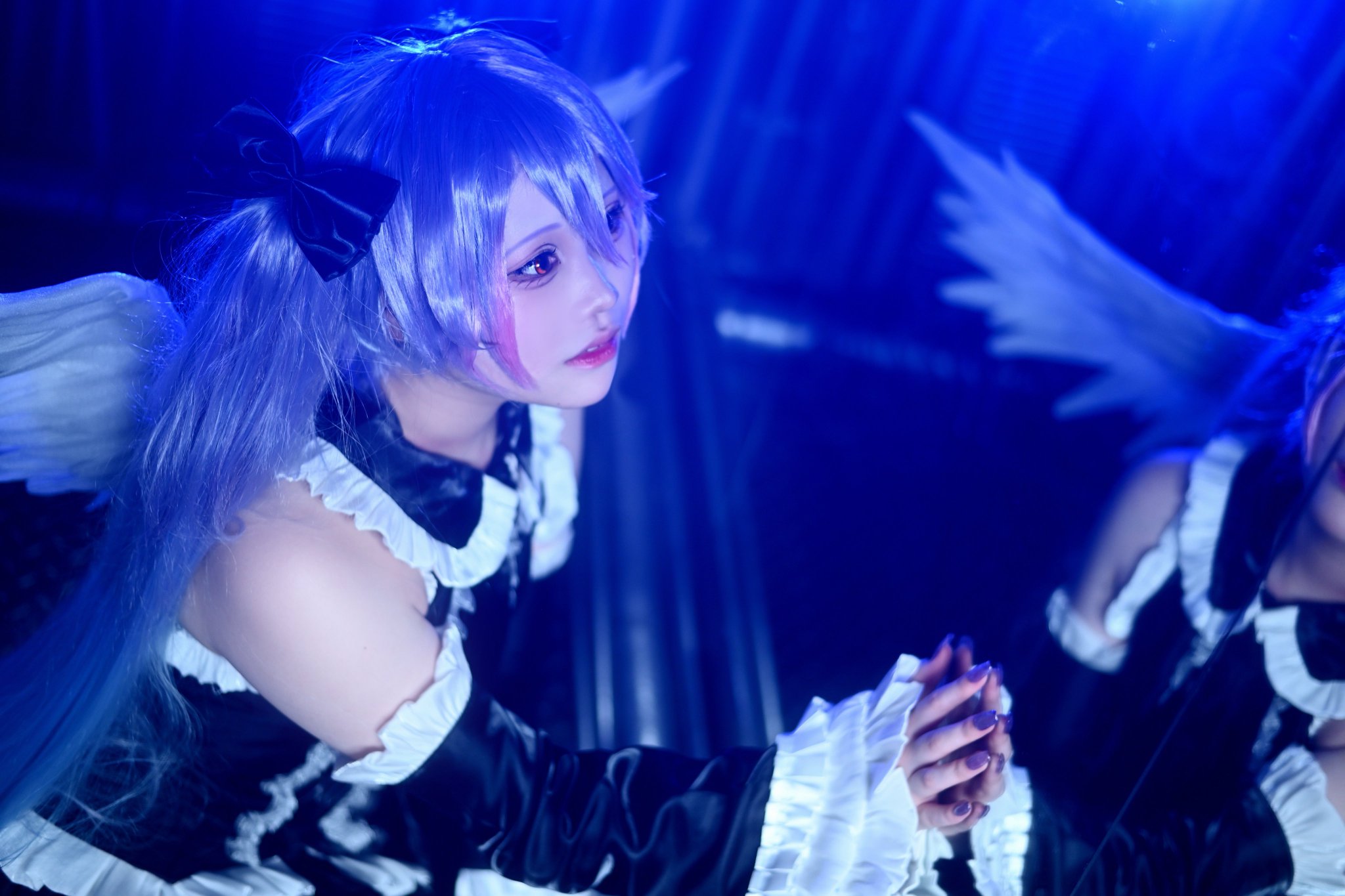 つ*き様 初音ミク bilibili うさぎパティシエ コスプレ一式 初音ミク（はつねミク） 白うさぎ コスプレ衣装 「BiCute