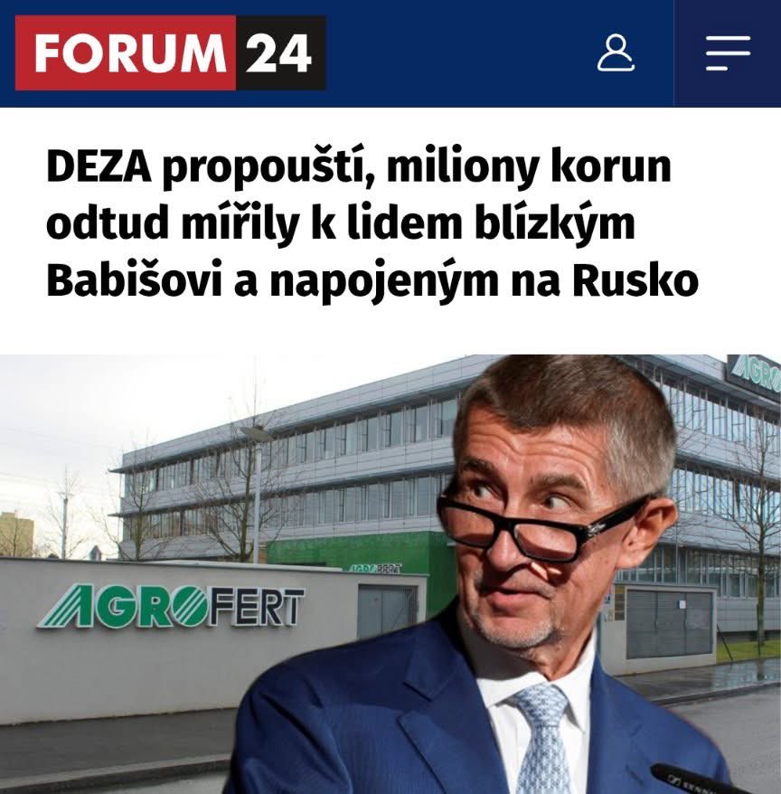 StanislavBlaha's tweet image. Ta DEZA je snad prokletá nebo co. Nejdříve „jak na potvoru“ v bezprostřední blízkosti propukne největší ekologická katastrofa, při které uhynulo 40 tun ryb. ☠️
Teď z ní odchází desítky milionů panu Alexeji Bílkovi, dvornímu právníkovi A. Babiše, který vzorně plní zájmy Moskvy. V…