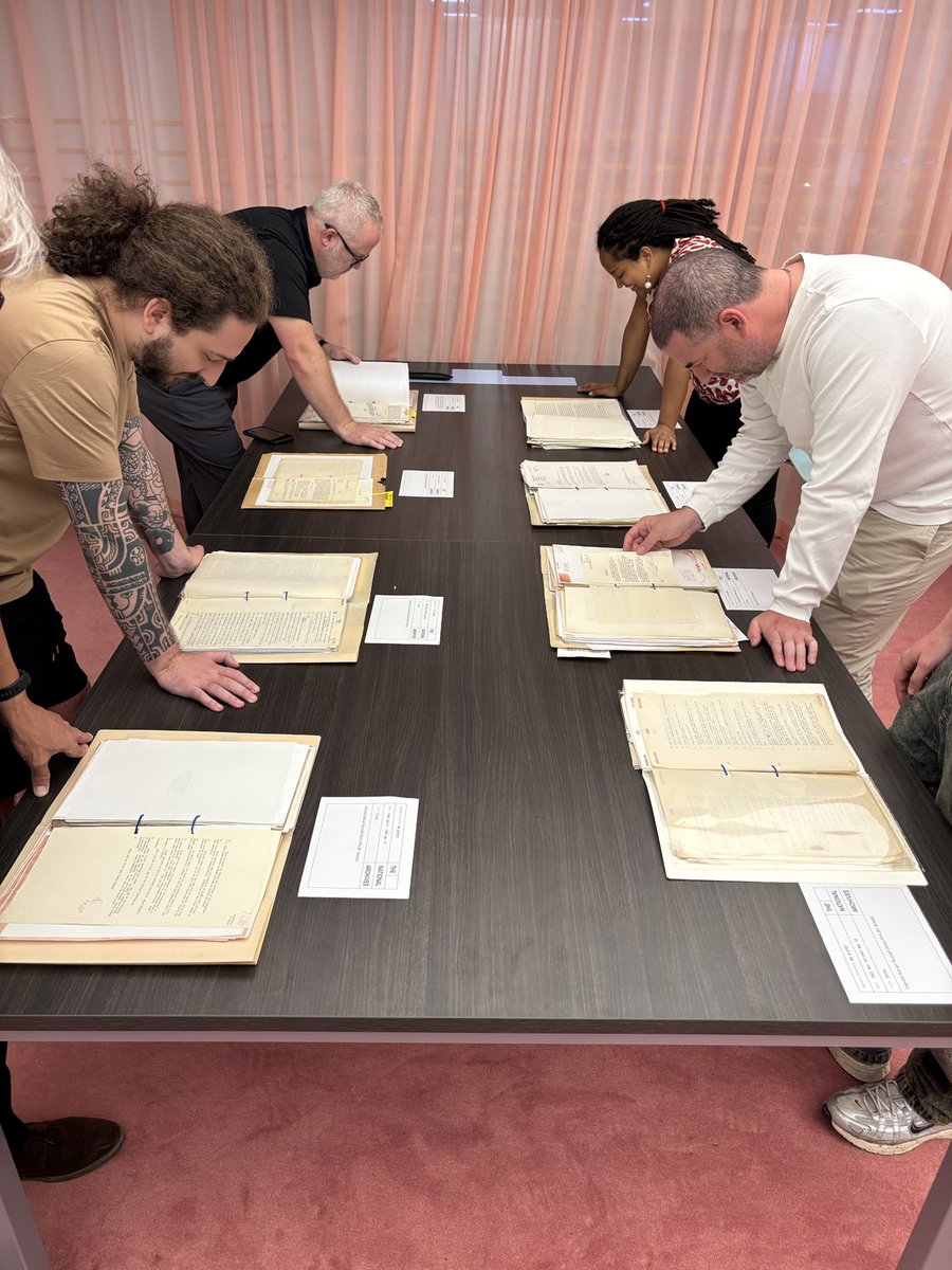 covert_intel's tweet image. Excellent visit to the National Archives where our @BUCSIS2 students poured over the original MI5 files on the Cambridge spy network and the Portland spy network . Highly recommend the MI5 exhibition as well. #HUMINT